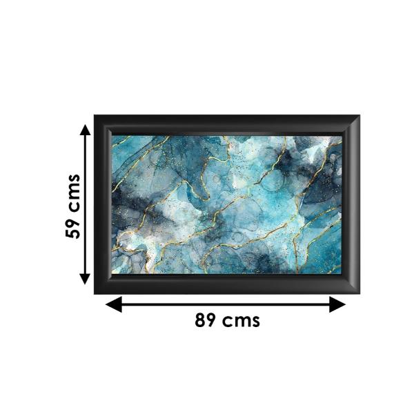 Cuadro Decorativo Diseño Marble Papel Metálico Textura Mate 89x59 cm