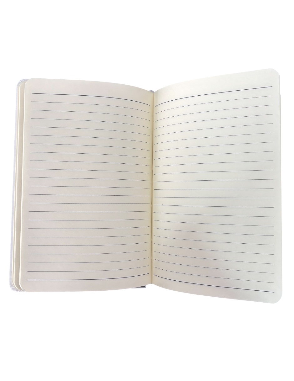 Libreta estilo francés blanca con hojas rayadas, MINIONS , 21 X 14