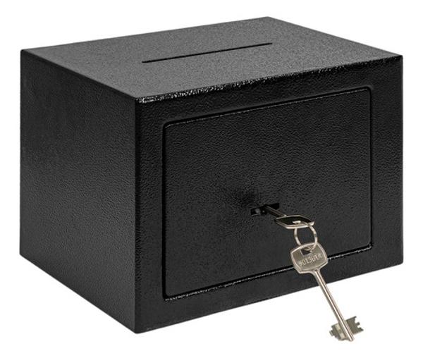 Caja Fuerte Seguridad Manual Ranura Deposito Chapa 2 Llaves Gutstark Home