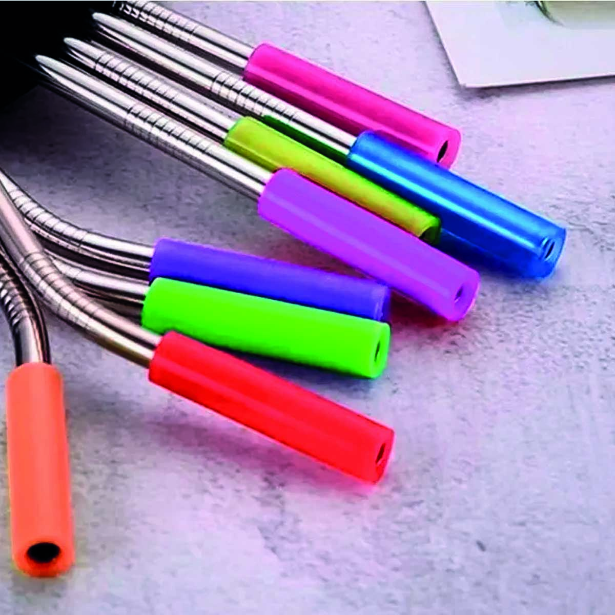  Ilios Innova | Popotes de Acero Inoxidable y Cepillos Limpiadores Reutilizables 