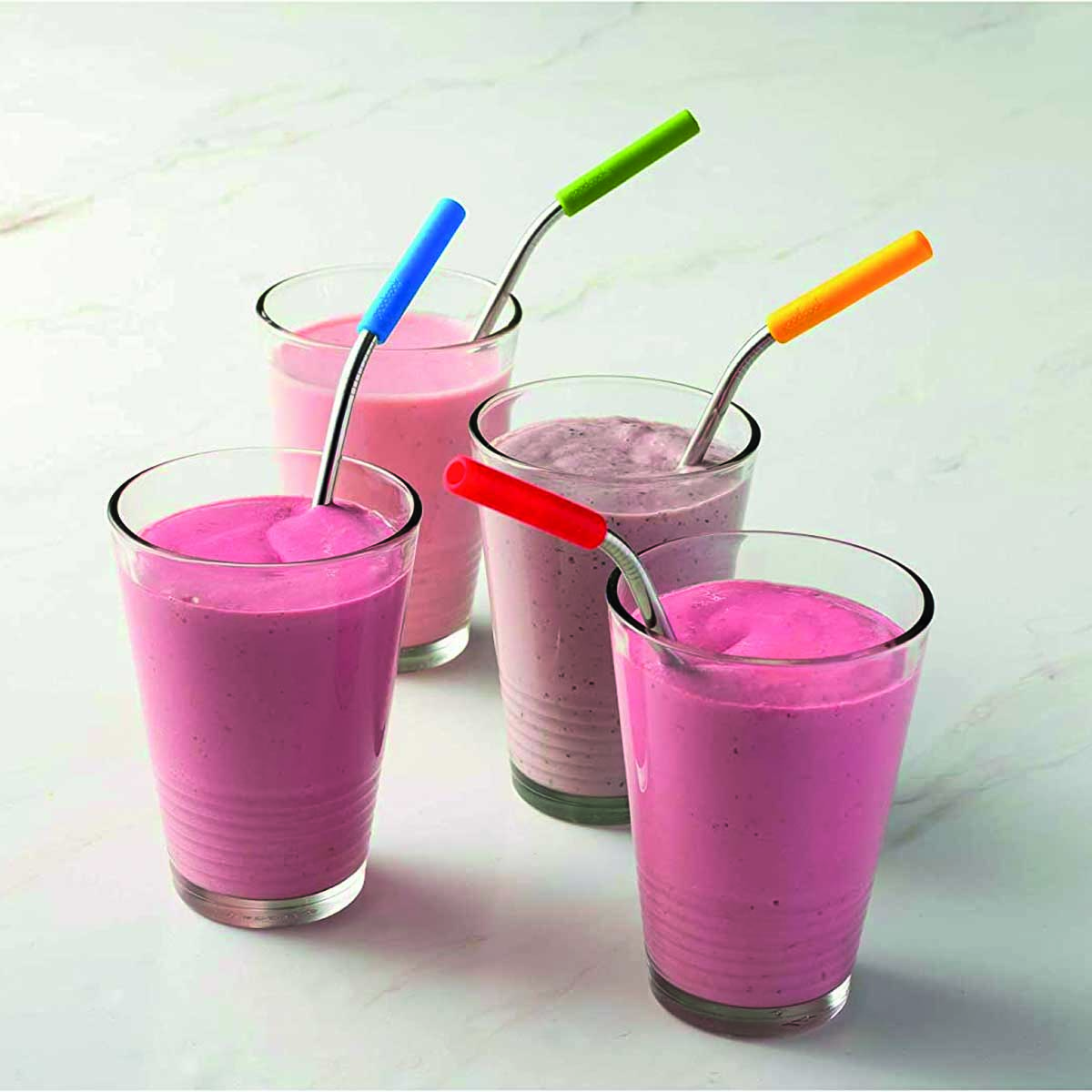  Ilios Innova | Popotes de Acero Inoxidable y Cepillos Limpiadores Reutilizables 
