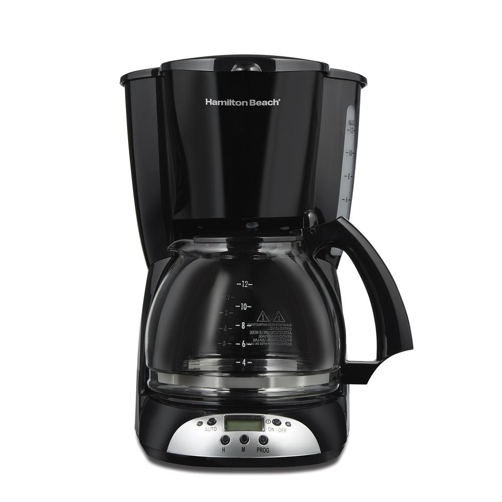 CAFETERA HAMILTON BEACH 49465R 12 TAZAS PROGRAMABLE