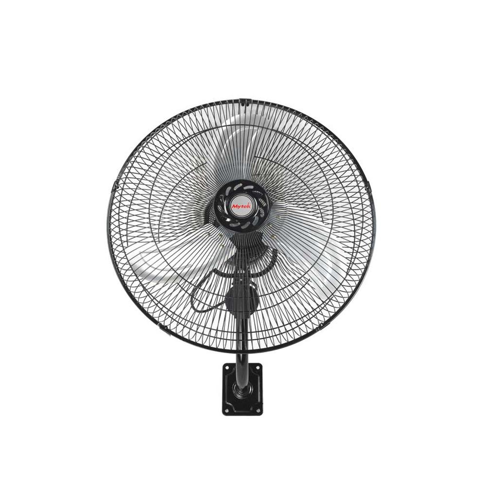VENTILADOR MYTEK FANSTAR 3196 18 PUL PARED 3 VEL METAL NEGRO
