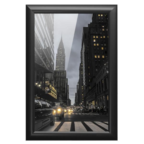 Cuadro Decorativo Diseño New York Papel Metálico Textura Brillante 89x59 cm