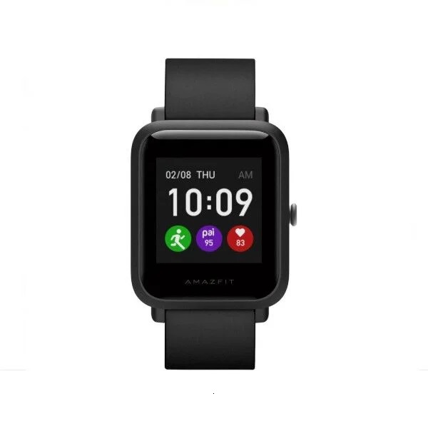 Smartwatch Amazfit Basic Bip S Lite 1 A1823 Caja De Policarbonato Color Charcoal Negro