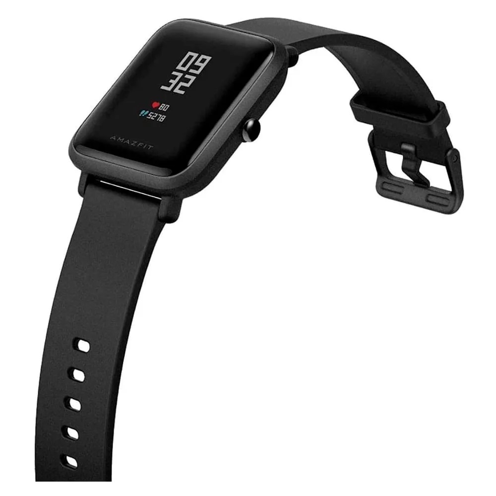 Smartwatch Amazfit Basic Bip S Lite 1 A1823 Caja De Policarbonato Color Charcoal Negro