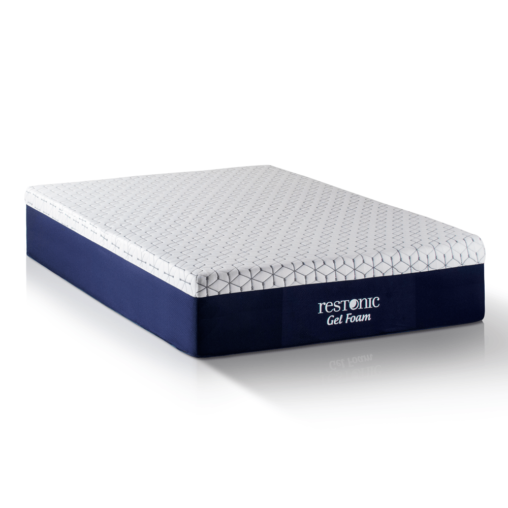  Colchón Restonic Gel Foam Individual + 1 Almohada + 1 Protector Individual Ensueño.