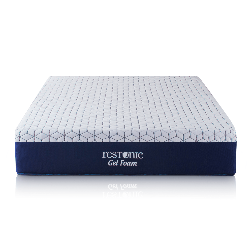  Colchón Restonic Gel Foam Individual + 1 Almohada + 1 Protector Individual Ensueño.