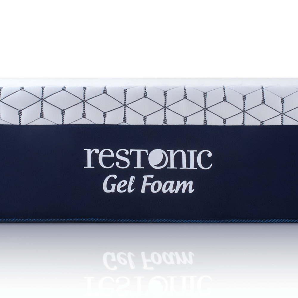  Colchón Restonic Gel Foam Individual + 1 Almohada + 1 Protector Individual Ensueño.