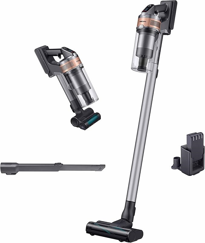 Aspiradora Vertical Inalámbrica Samsung Jet 75 Modelo VS20T7512N7 Color Silver