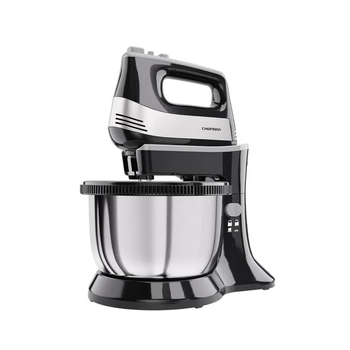 Batidora de Mano con Pedestal Chefman 3.4 Litros Negra RJ17-BK-MX