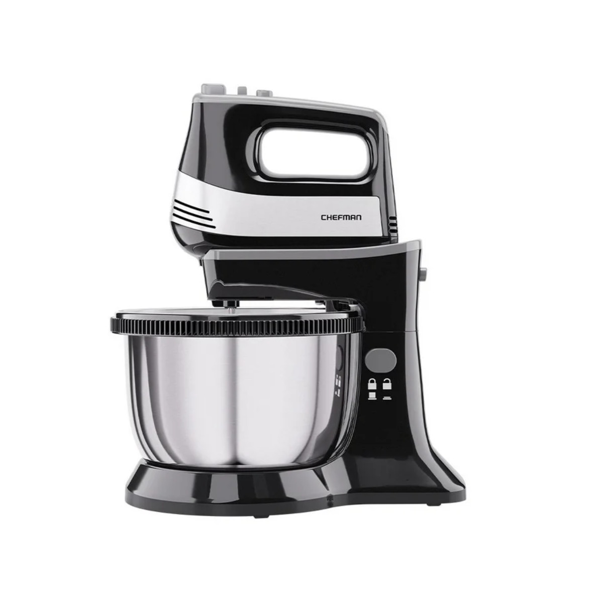 Batidora de Mano con Pedestal Chefman 3.4 Litros Negra RJ17-BK-MX