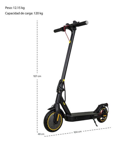 Scooter Electrico Plegable 25km/h 36v 350w Full Led E-Be
