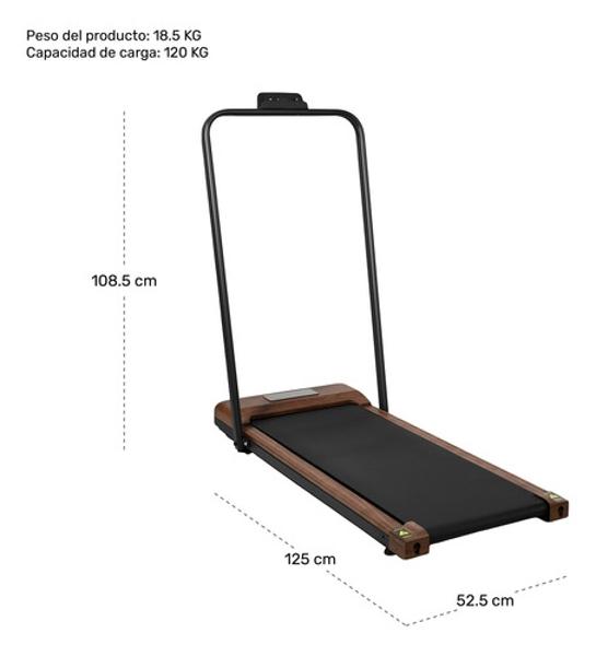 Caminadora Electrica Cinta Correr Plegable 3hp 2250w 6km/h Centurfit