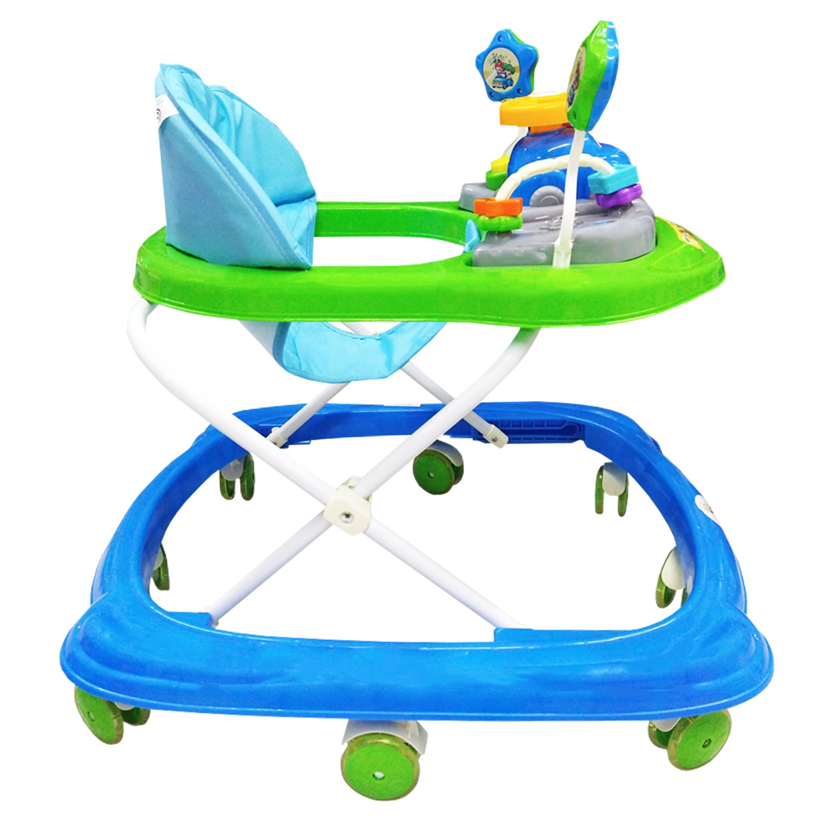 Andadera para bebé Carrito Babytek TEK-102 Azul/ Verde.