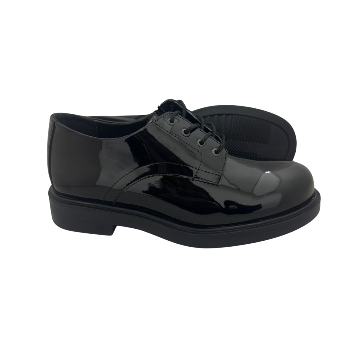 Zapato Charol Negro Policía Cadete Confort 2050 Parbal