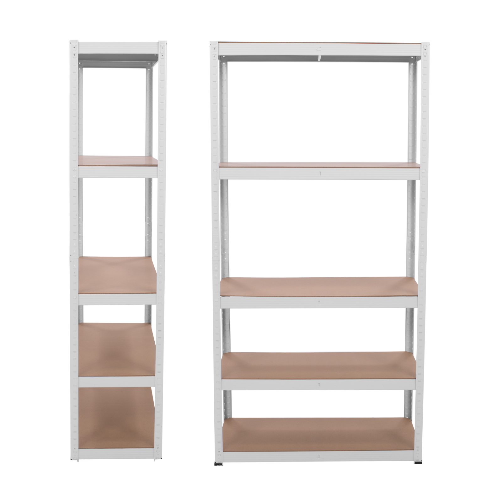 Estante Metalico Anaquel Organizador De 5 Niveles Blanco|