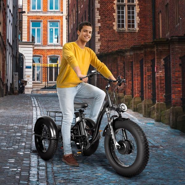 Tricicleta Bicicleta Electrica Delivery Uber Didi Rappi 43km E-Be