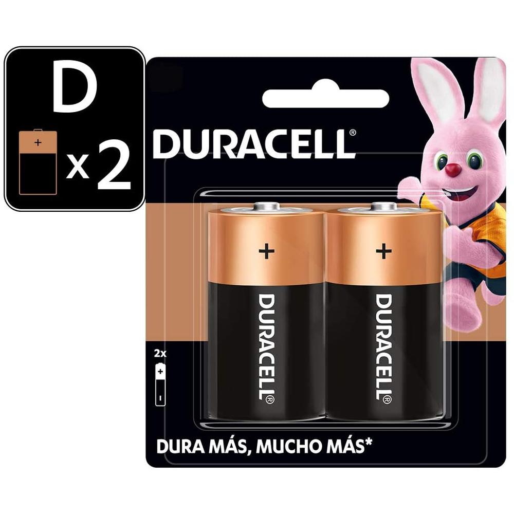 Pila Duracell Alcalina D Con 2 1.5v Mn1300b2