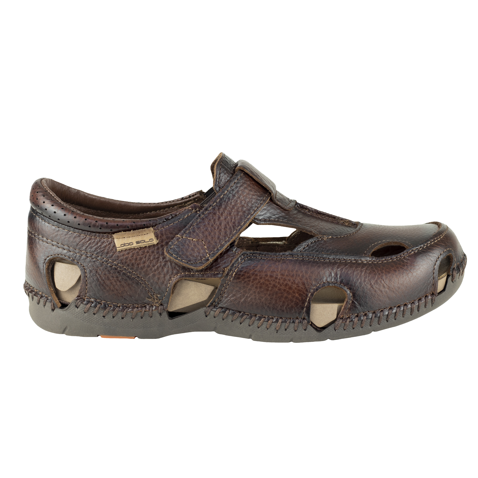Sandalias Outdoor De Cuero Lobo Solo 6606 Besani Para Hombre