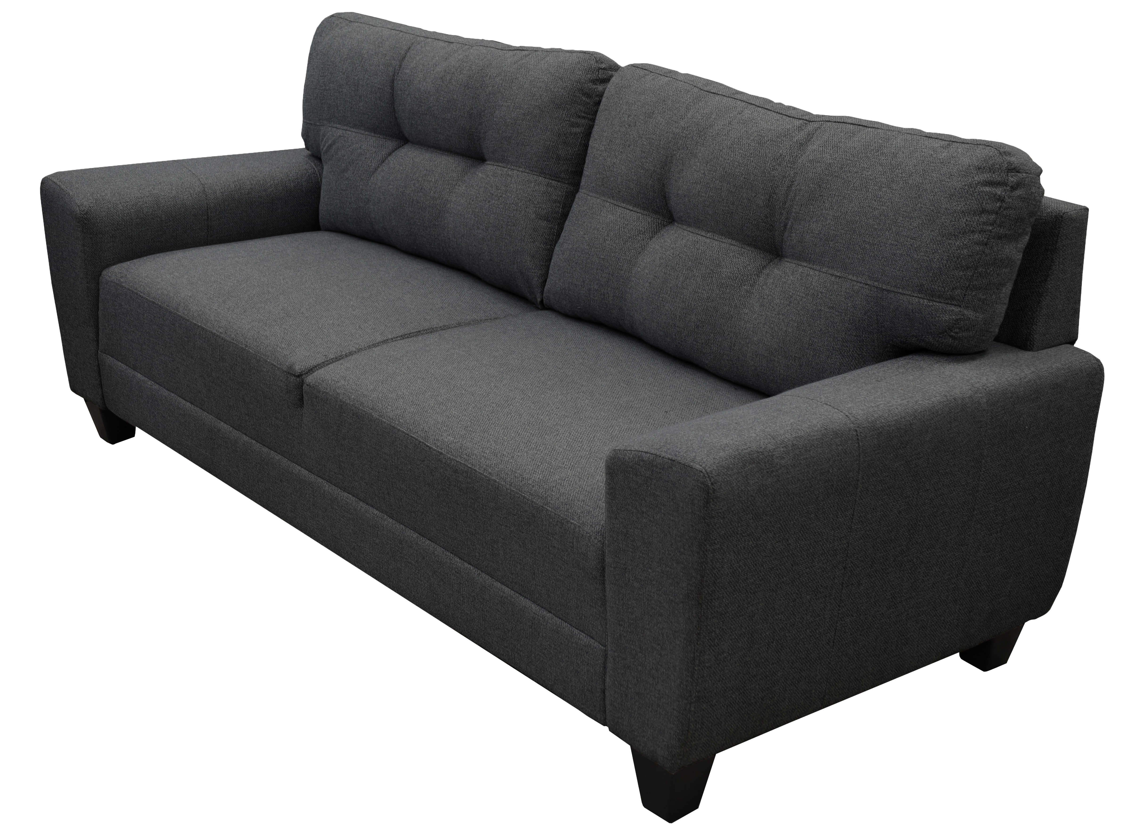 Sala Modular 3-2-1 El Bazar Store Sidney Gris oxford, Sofa, Love seat y sillon
