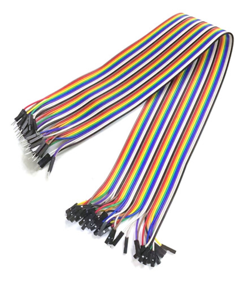 120 Jumper Cable Dupont Wire 40cm Cable Para Protoboard  3x de Macho a Hembra
