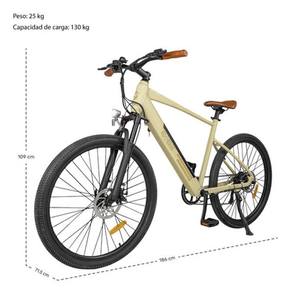 Bicicleta Electrica 35km/h 7 Velocidades Aluminio 36v 350w Beige E-Be