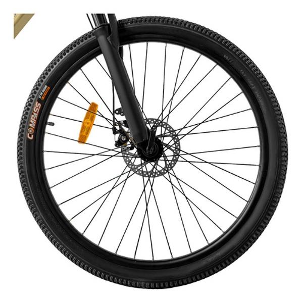 Bicicleta Electrica 35km/h 7 Velocidades Aluminio 36v 350w Beige E-Be