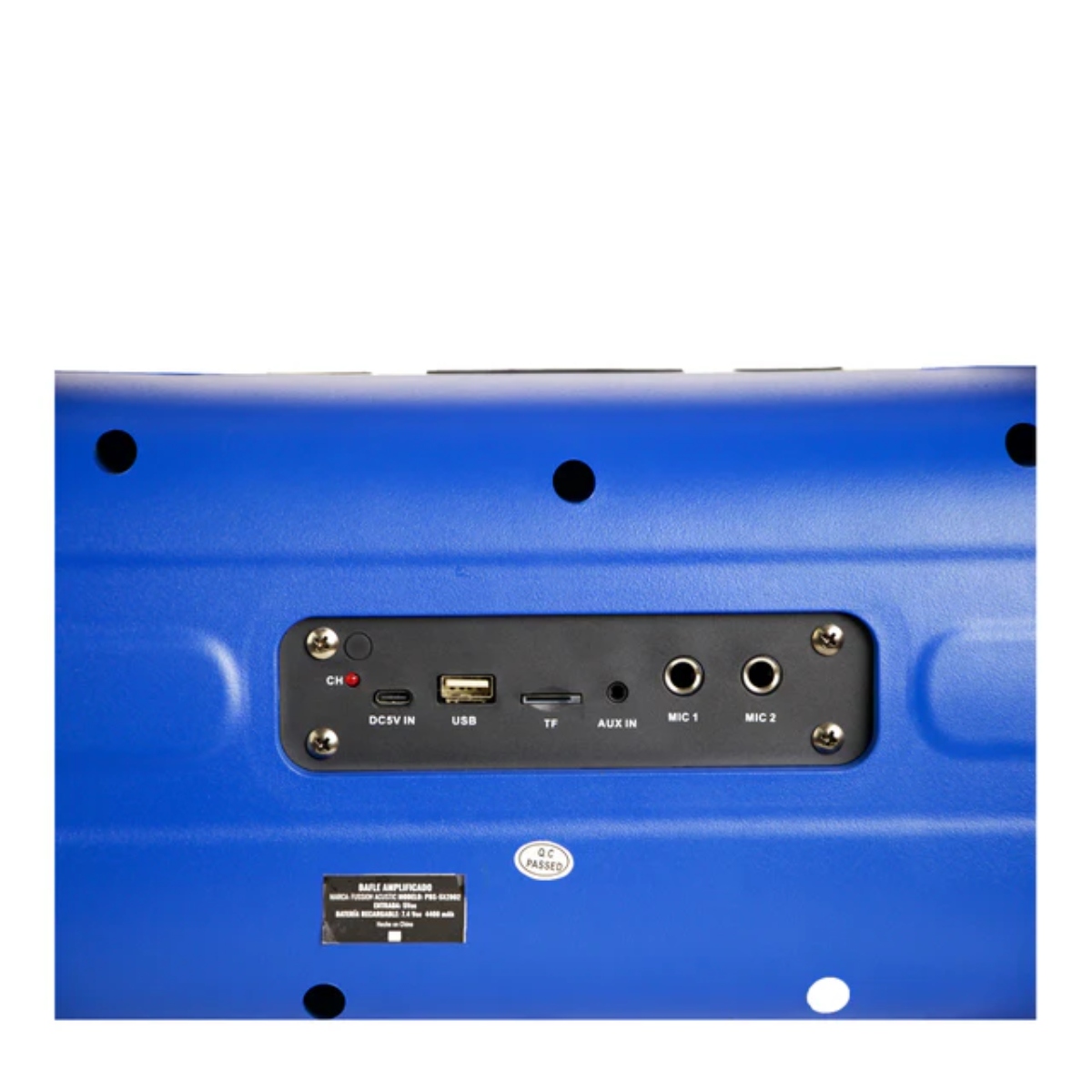 Bocina / Bafle Amplifcado Fussion PBS-5X2002 Nova 2X5" Azul ENDY3