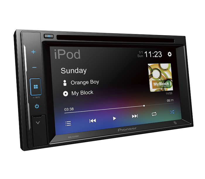 Autoestereo Pantalla Dvd 6.2 Pioneer Avha245bt Usb Mirroring Bluetooth Control Directo Para iPhone.