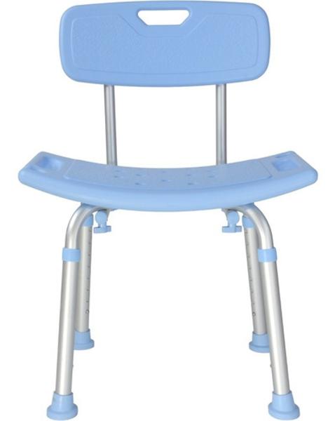 Silla Ducha Baño Ajustable Brazos Respaldo Ortopedica