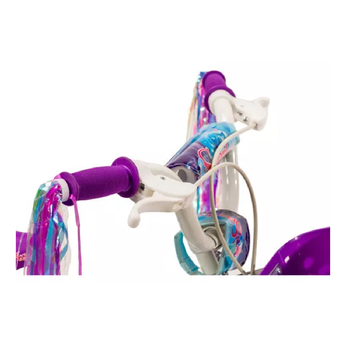 Bicicleta Infantil Para Niñas R12 Spark Llantas Aire Y Entrenamiento Color Azul/Morado