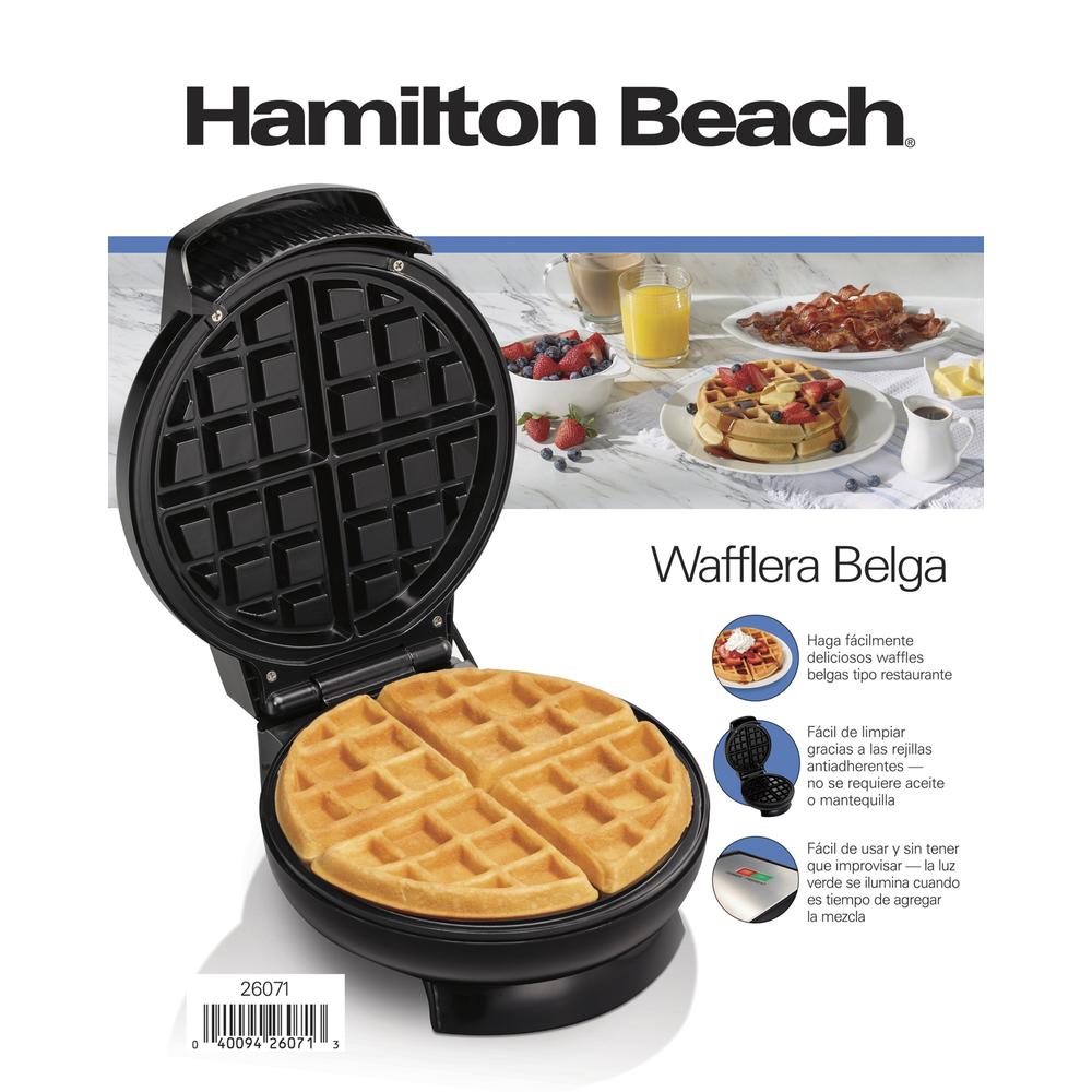 Waflera Hamilton Beach con Antiadherente 650 W
