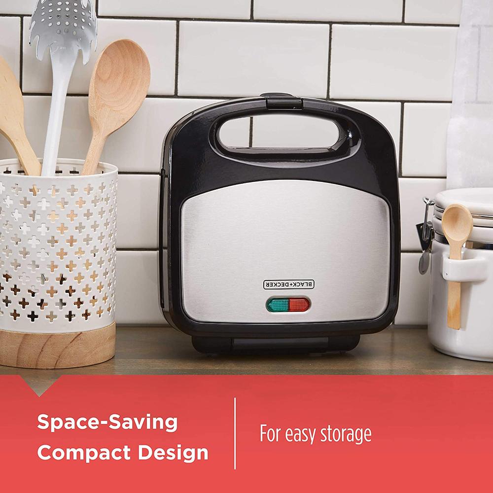 Waflera Sandwichera Parrila 3 En 1 Black & Decker Removible
