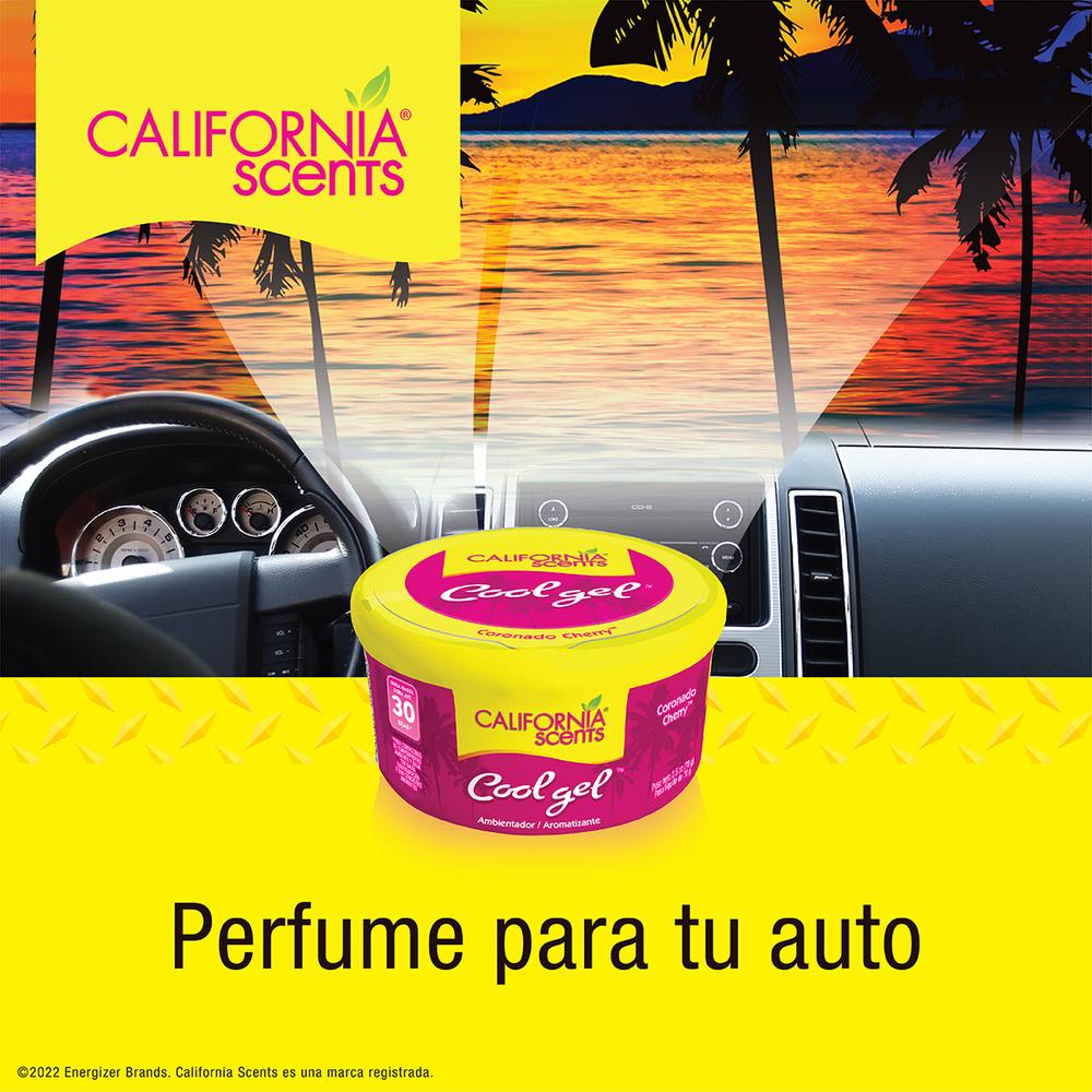 12 AROMATIZANTE GEL COCHE CALIFORNIA SCENTS CHERRY 2.5OZ