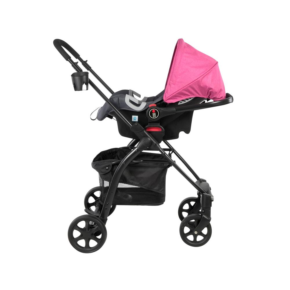 CARRIOLA BEBE PRINSEL PRIMA CON PORTABEBE TS ROSA