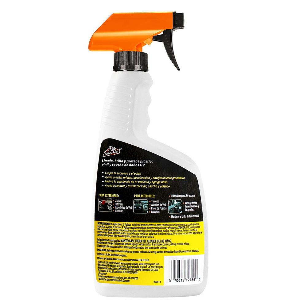 12 Protectores Armor All limpiador interior brillo 473ml