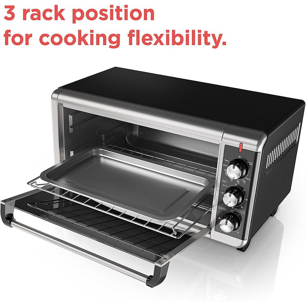 Horno Tostador Electrico Convección Black & Decker To3250xsb