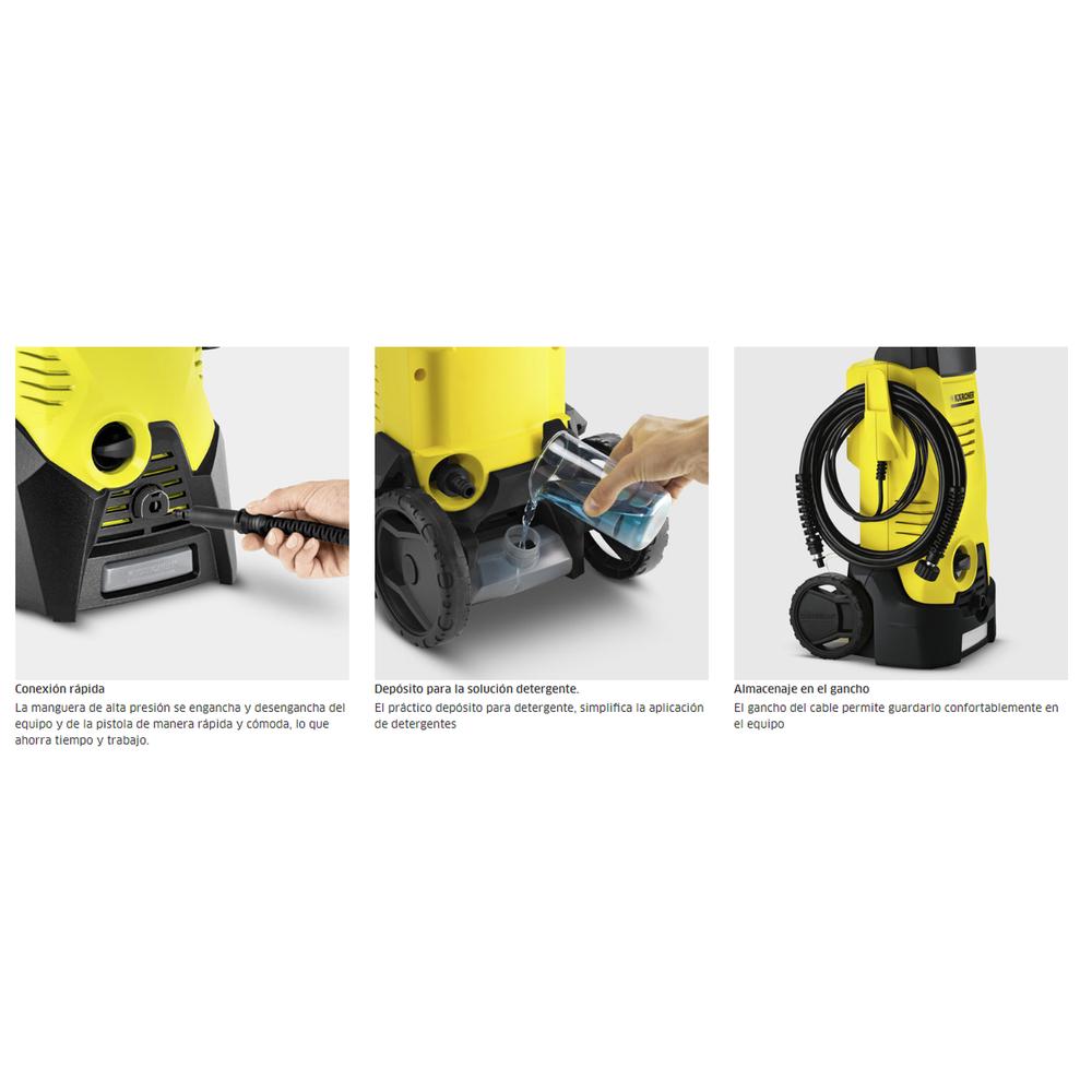 COMBO HIDROLAVADORA + LIMPIADOR DE CRISTALES KARCHER