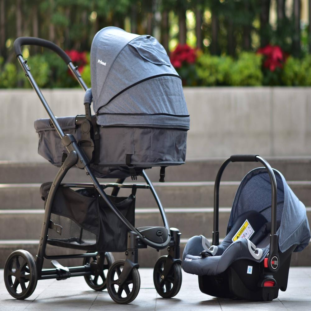 CARRIOLA BEBE PRINSEL PRIMA CON PORTABEBE TS AZUL