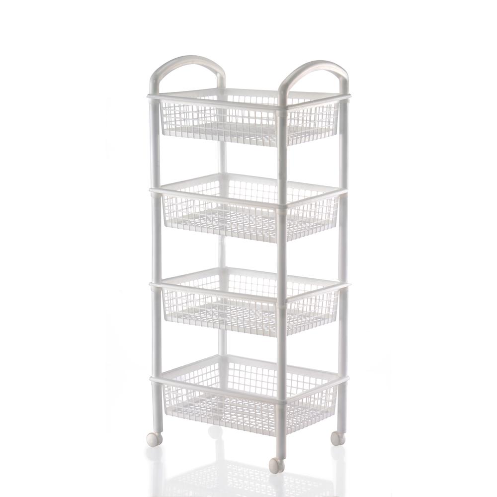 Carrito De Cocina Frutero Organizador Multiusos 4 Niveles