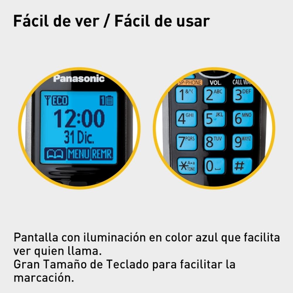 TELEFONO INALAMBRICO PANASONIC K-XTG4112MEB DETEC ALARMA