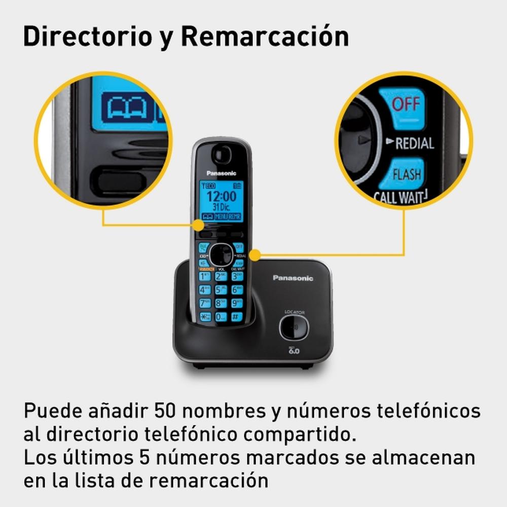 TELEFONO INALAMBRICO PANASONIC K-XTG4112MEB DETEC ALARMA