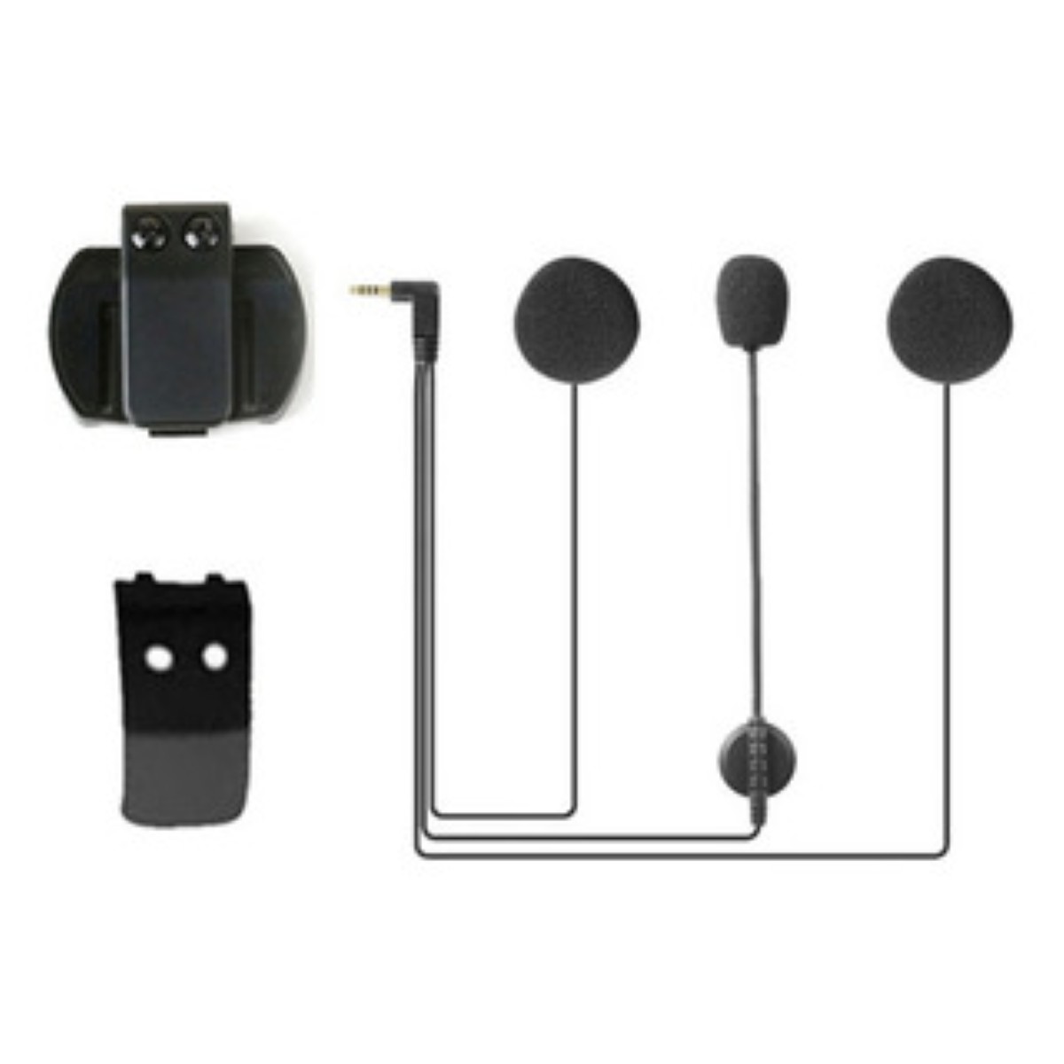 Auricular De Casco Motocicleta Para Ejeas V6 Pro negro