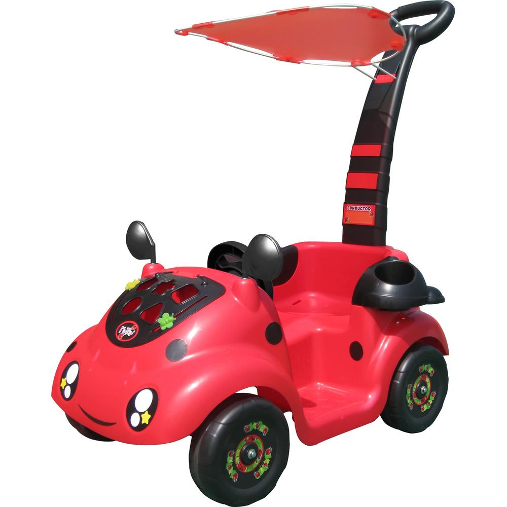 Carrito Montable Bebe Sombrilla Niño Push Car