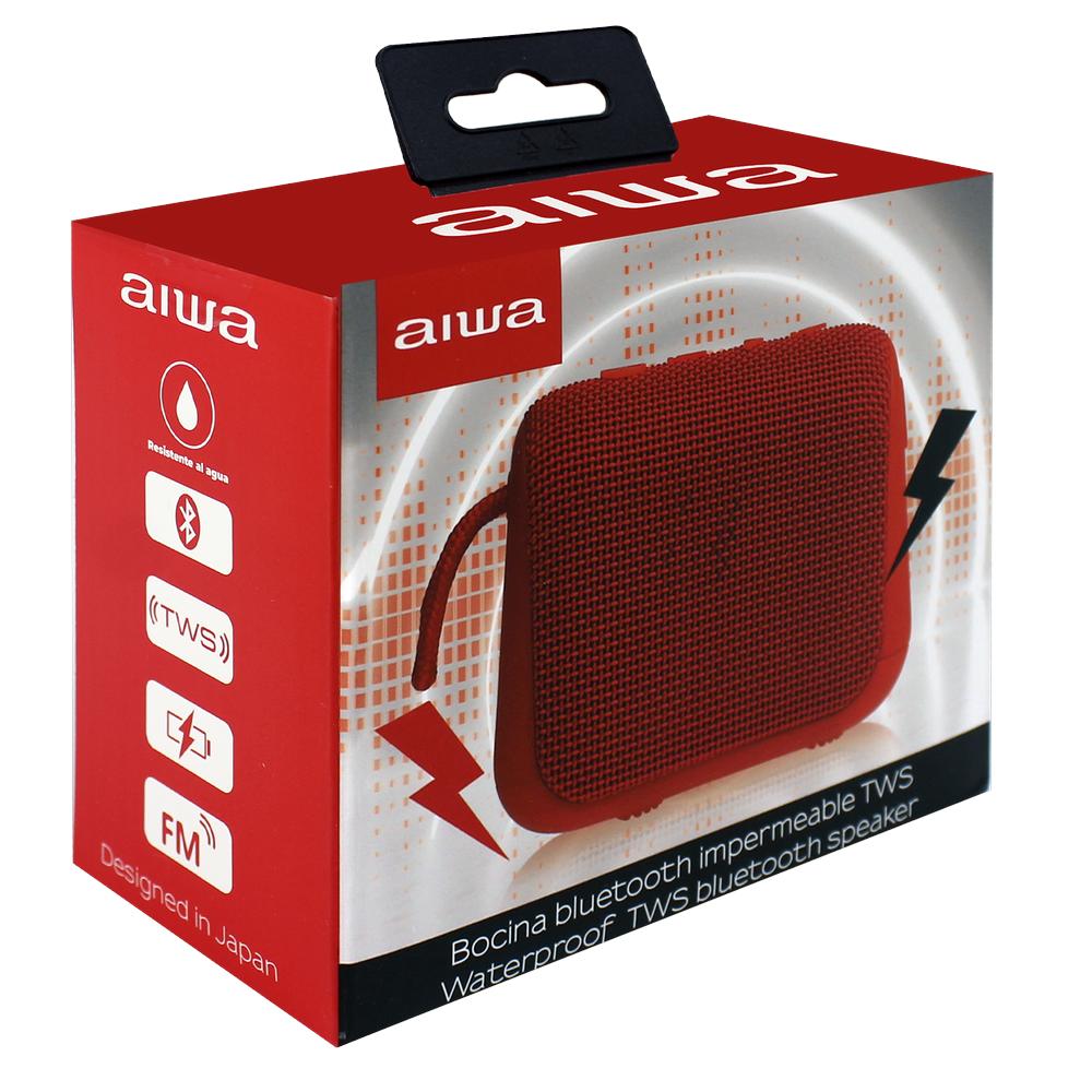 BOCINA AIWA AWKF3R INALAMBRICA RESISTENTE AGUA BLUETOOTH