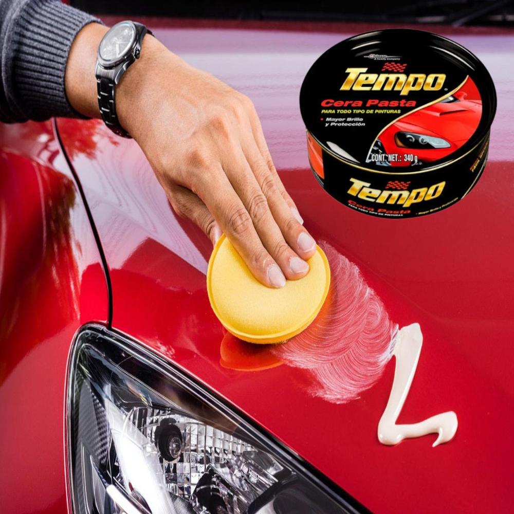 KIT QUTA RAYONES PASTA + POLISH + CERA LIQUIDA TEMPO COCHE
