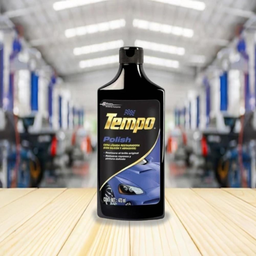 KIT QUTA RAYONES PASTA + POLISH + CERA LIQUIDA TEMPO COCHE