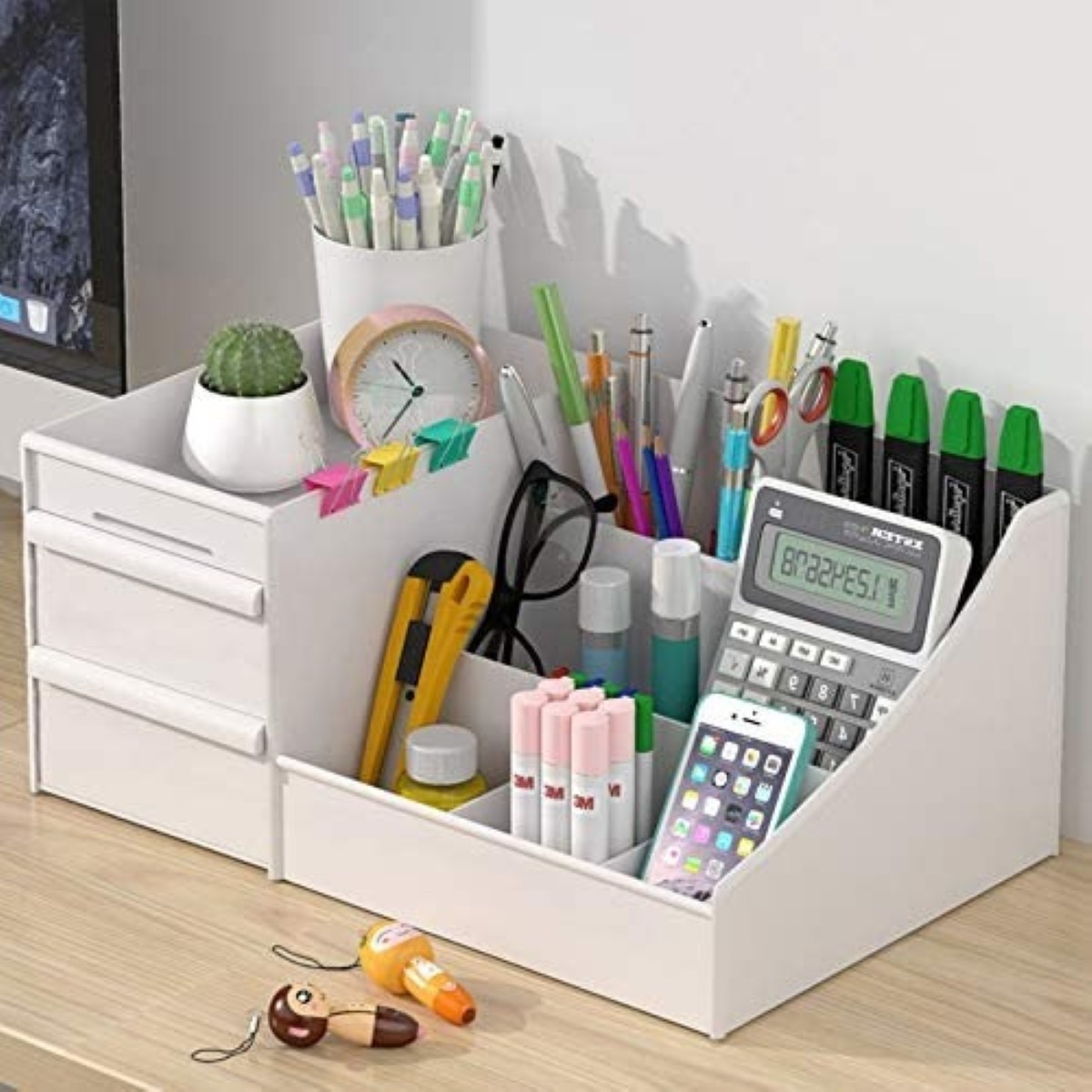 Organizador De Maquillaje Con Cajones Multifuncional ROSA