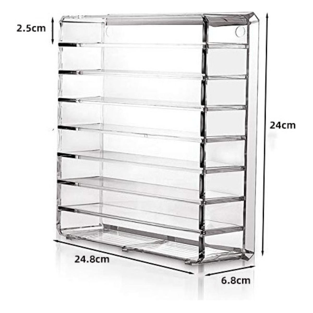 Organizador Para Cosmeticos Joyero De Acrilico 8 Niveles TRANSPARENTE